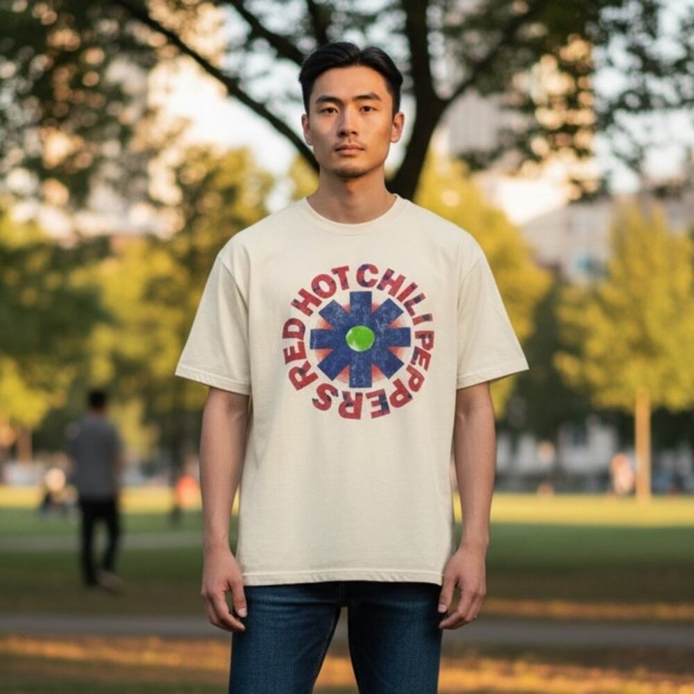 RED HOT CHILI PEPPERS Men’s XL Cotton T-shirt